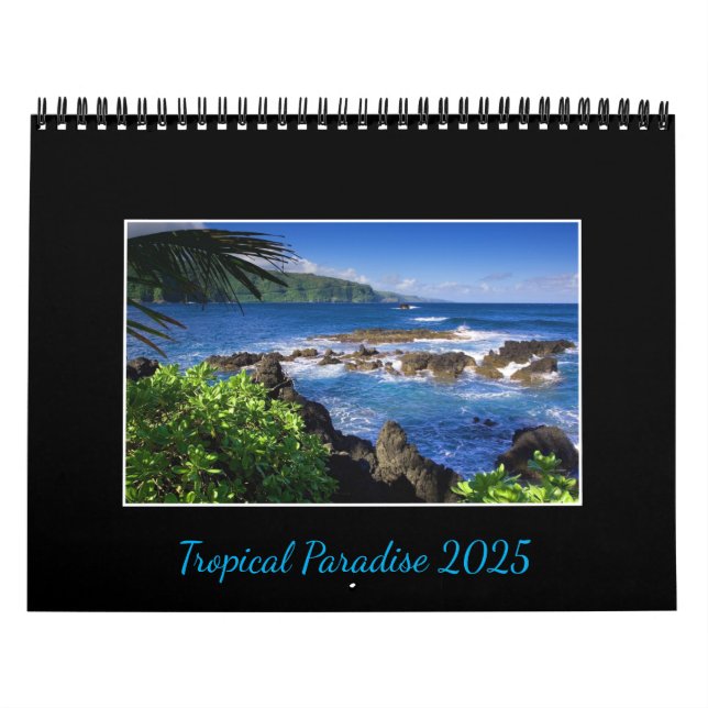 Calendario del paraíso tropical (Tapa)