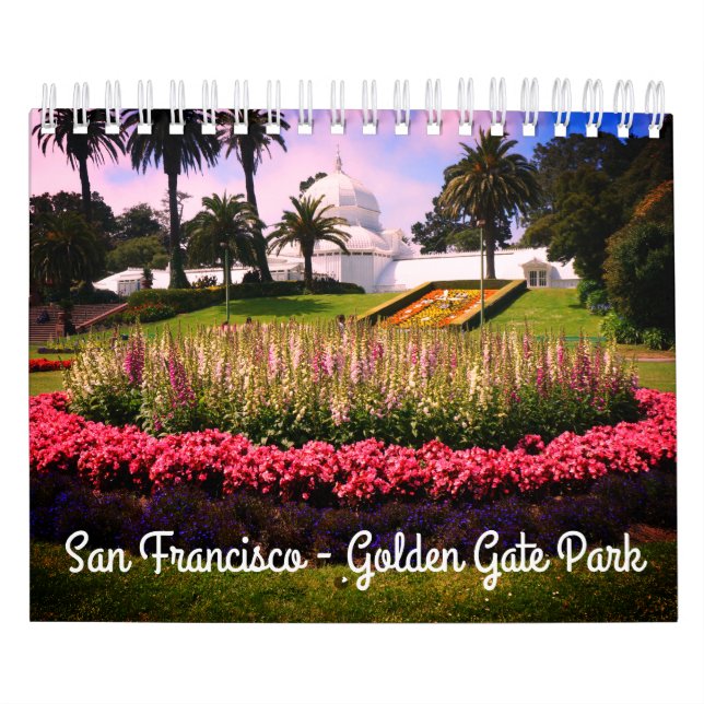 Calendario del Parque Golden Gate de San Francisco (Tapa)