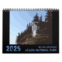 CALENDARIO DEL PARQUE NACIONAL DE ACADIA 2025