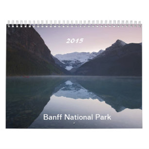 Calendario del parque nacional de Banff