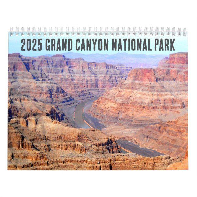 Calendario del Parque Nacional del Gran Cañón 2025 (Tapa)