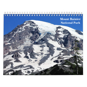 Calendario del parque nacional del Monte Rainier