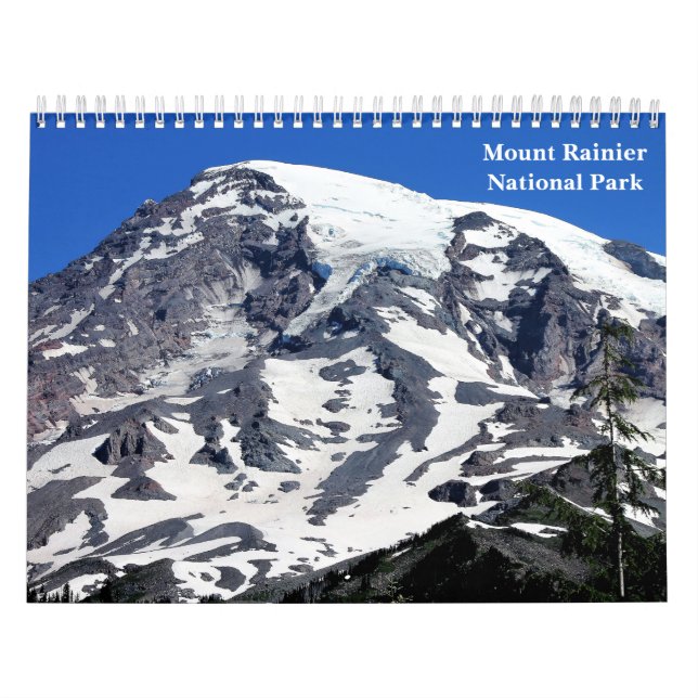 Calendario del parque nacional del Monte Rainier (Tapa)