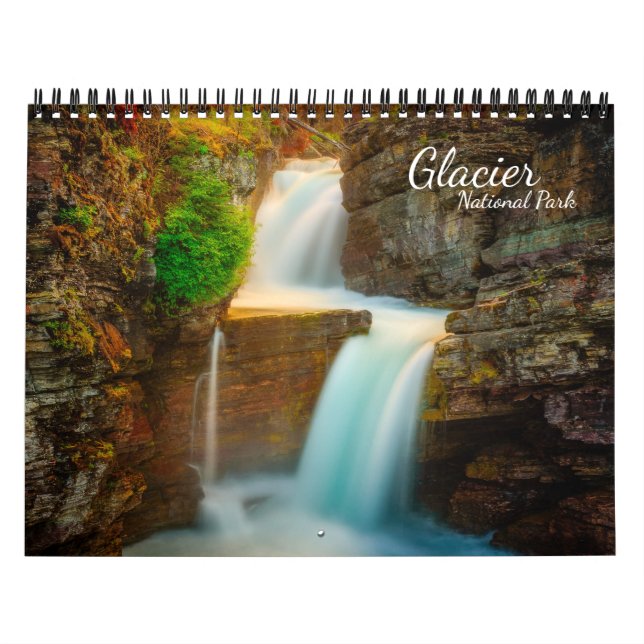 Calendario del Parque Nacional Glacier (Tapa)