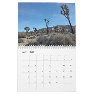 Calendario del Parque Nacional Joshua Tree 2020