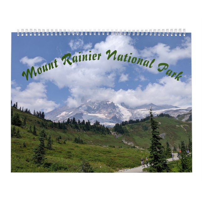 Calendario del Parque Nacional Mount Rainier (Tapa)