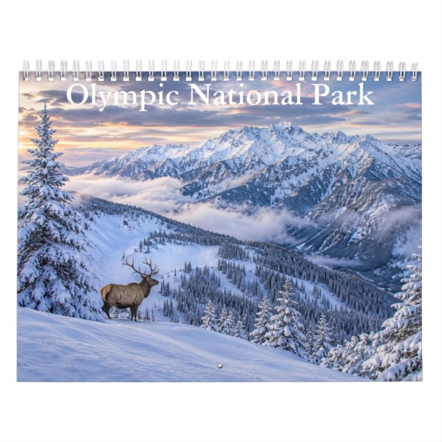 Calendario del Parque Nacional Olímpico (Tapa)