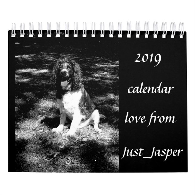 Calendario del perro de aguas de saltador (Tapa)