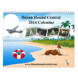 Calendario del perro de Ibizan