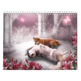 Calendario del perro de la fantasía