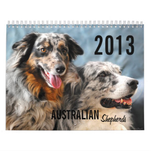 Calendario del perro de pastor de 2013