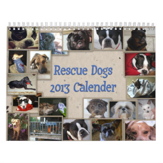 Calendario del perro del rescate de Óscar