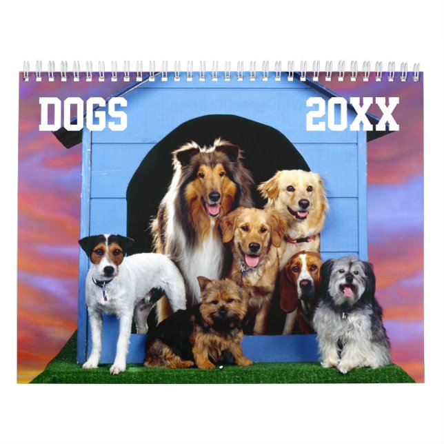 Calendario del personalizable de los perros (Tapa)