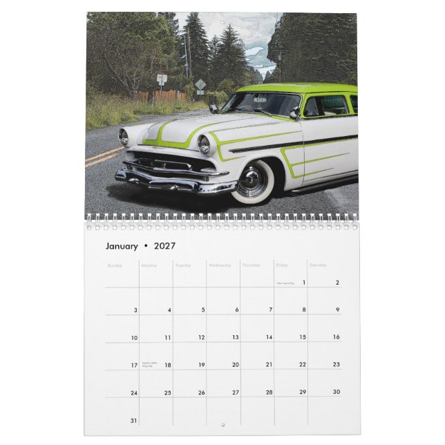 Calendario del personalizado 2015 de Rod& (Jan 2027)