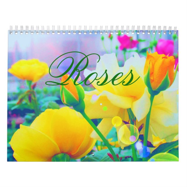 Calendario del personalizado de los rosas 2018 (Tapa)