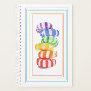 Calendario del planificador de RAINBOW CANDY 5.5x8