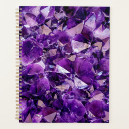 Calendario del planificador Purple Amethyst Crysta