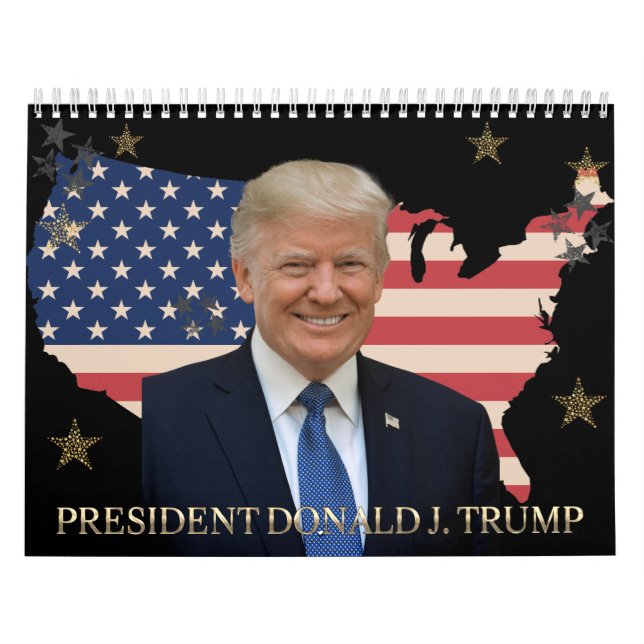 Calendario del presidente Donald J. Trump 2025 (Tapa)
