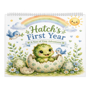Calendario del Primer Año de Hatch   Amigos Dino-M