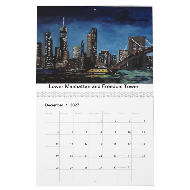 Calendario del puente de Brooklyn 2022 (Dec 2027)