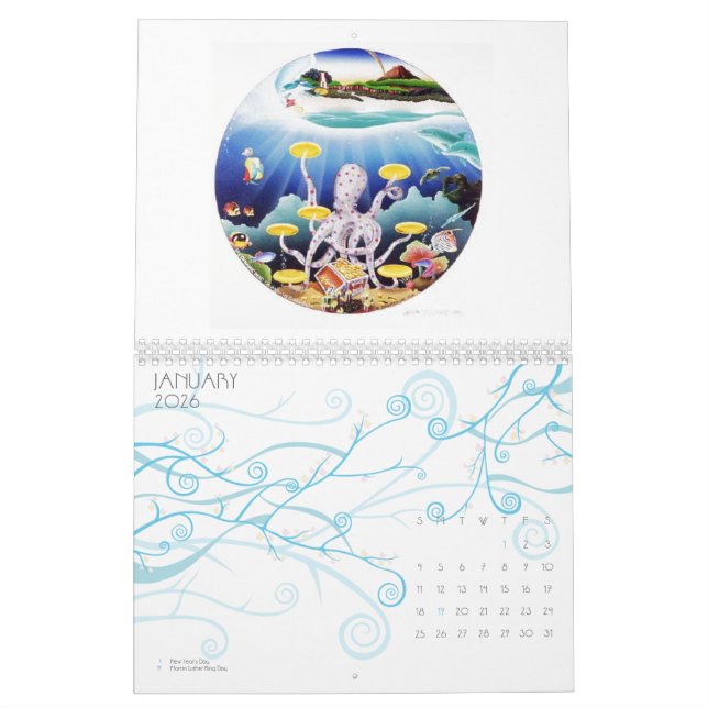 Calendario del pulpo (Jan 2026)