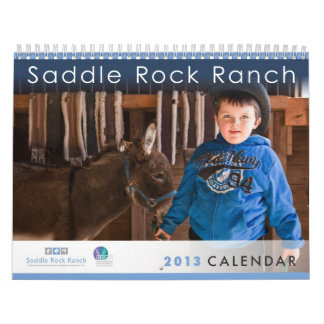 Calendario del rancho 2013 de la roca de la silla