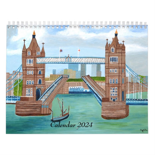 Calendario del Reino Unido 2024 (Tapa)