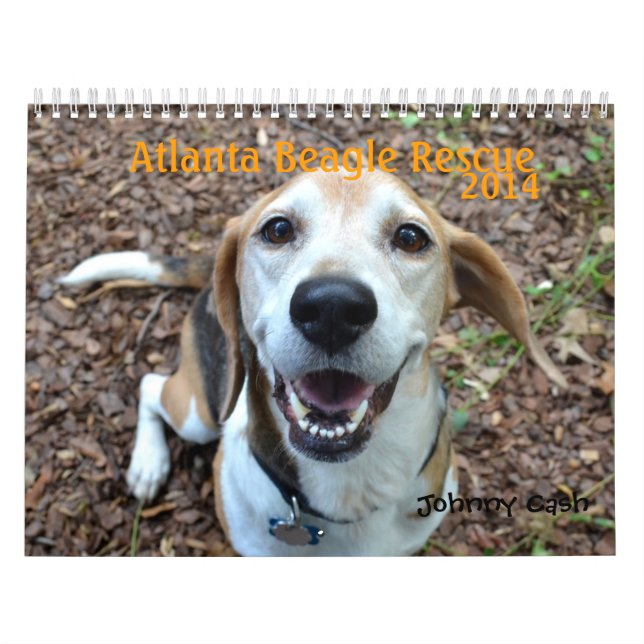 Calendario del rescate 2014 del beagle de Atlanta (Tapa)