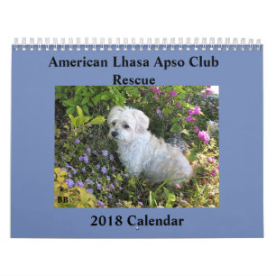 Calendario del rescate 2018 de Lasa Apso