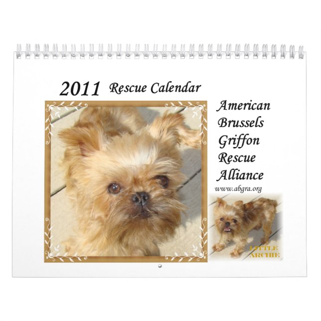 Calendario del rescate de 2011 ABGRA (Tapa)