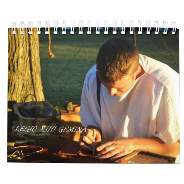 Calendario del retrato de Legio XIIII Gemina (Reverso)