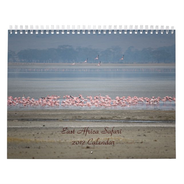 Calendario del safari de la África del Este (Tapa)