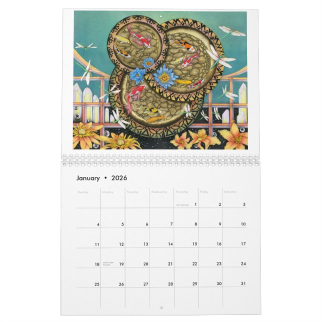 Calendario del sauce B Norris 2015 (Jan 2026)