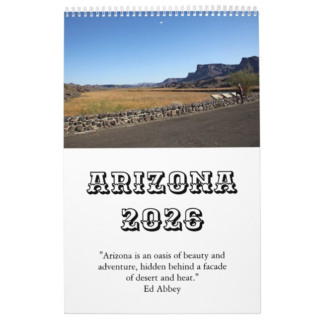 Calendario del suroeste del desierto de Arizona (Tapa)