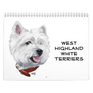 Calendario del Terrier Blanco de las Tierras Altas