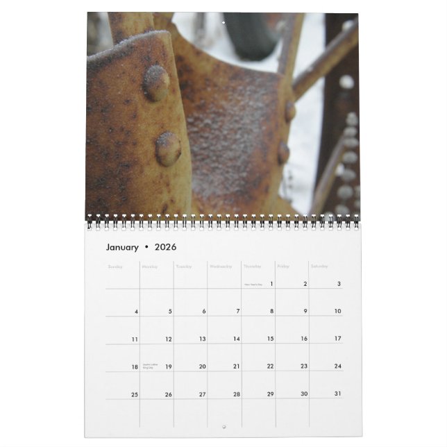 Calendario del tractor: El tractor viejo parte (Jan 2026)