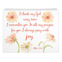 Calendario del verso de la biblia