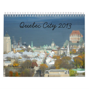 Calendario del viaje de la ciudad de Quebec Canda