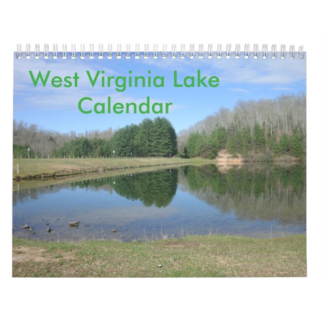 Calendario del West Virginia Lake (Tapa)