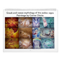 Calendario del zodiaco de la mitología griega y