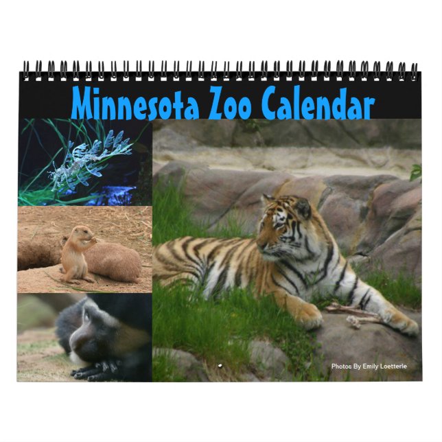 Calendario del zoológico de Minnesota (Tapa)