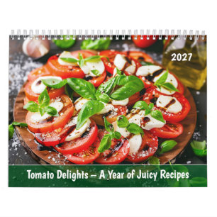 Calendario Delicias de Tomate – Un Año de Recetas Jugosas