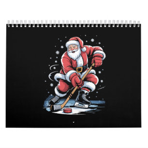 Calendario Deportes de Navidad Santa Juega Hockey sobre Hielo