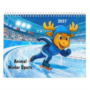 Calendario Deportes Invernales de Animales
