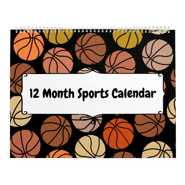Calendario Deportivo de 12 meses (Tapa)