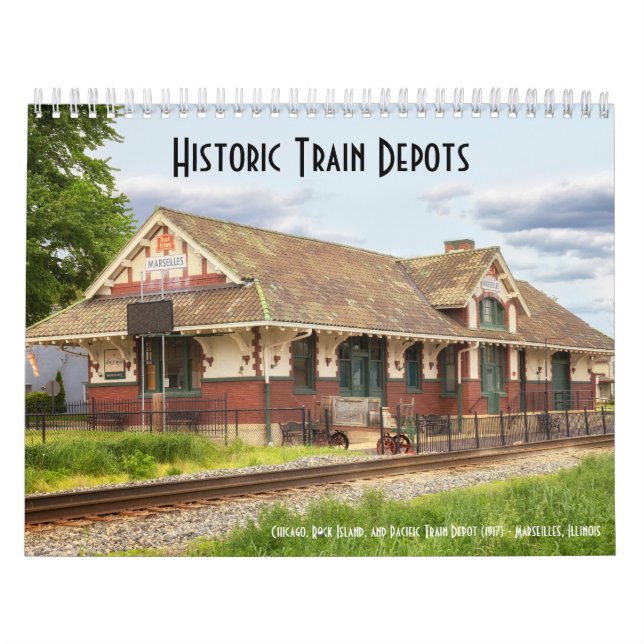 Calendario Depósitos históricos de trenes (Tapa)