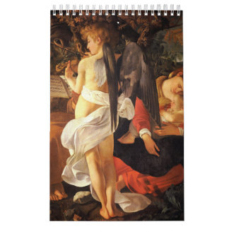Calendario Descansa en el vuelo a Egipto (Caravaggio)