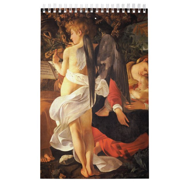 Calendario Descansa en el vuelo a Egipto (Caravaggio) (Tapa)