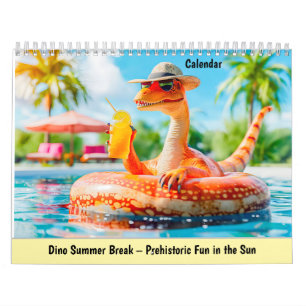 Calendario Descanso de verano de Dino: diversión prehistórica