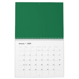 Calendario Descubra la mezcla perfecta de Green, Azure, Aqua,